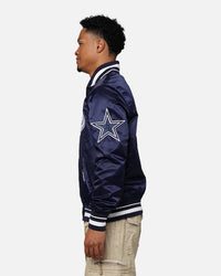 Pro Standard Dallas Cowboys Rib Satin Jacket Midnight Navy