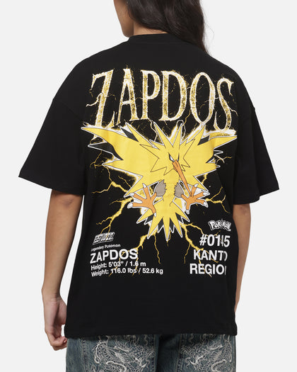 The Pokémon Collection By 73Studio Zapdos Legendary T-Shirt Black
