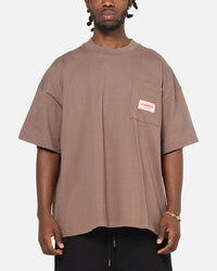 Carre Pocket T-Shirt Brown