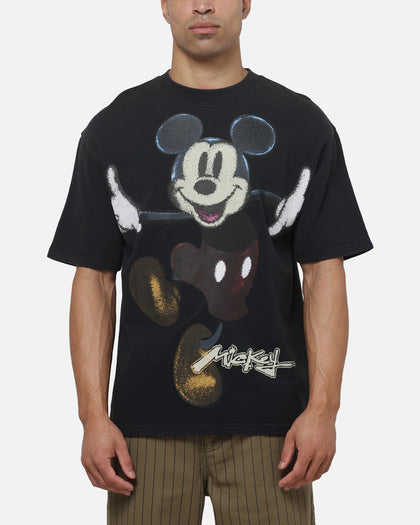 Carré X Disney Mickey & Friends Big Head T-Shirt Vintage Black