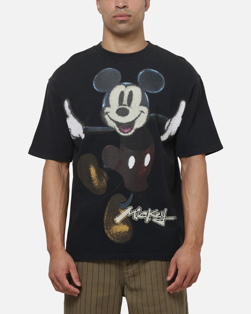 Carré X Disney Mickey & Friends Big Head T-Shirt Vintage Black
