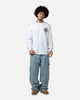 Culture Kings Smoke Long Sleeve T-Shirt White