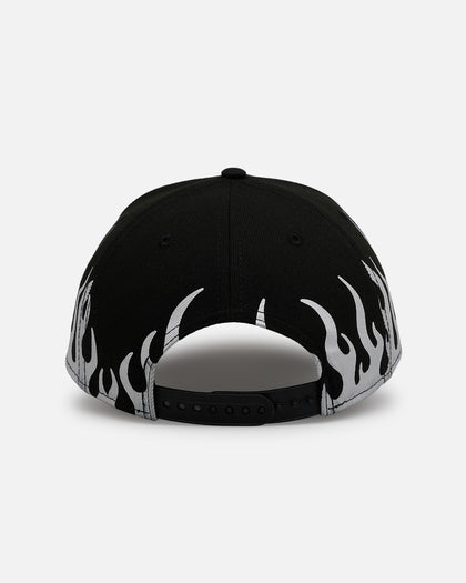 New Era Chicago Bulls 'Metallic Flames' 9FORTY A-Frame Snapback Black/Silver