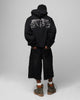 Loiter Metal Rhinestone Hoodie Black