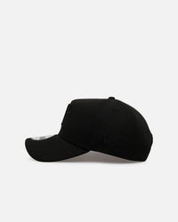 New Era Texas Rangers 'Easy Black' 9FORTY A-Frame Snapback Black/Black