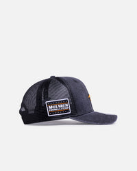 New Era X Mclaren 'Washed' 9FIFTY Trucker Snapback Black