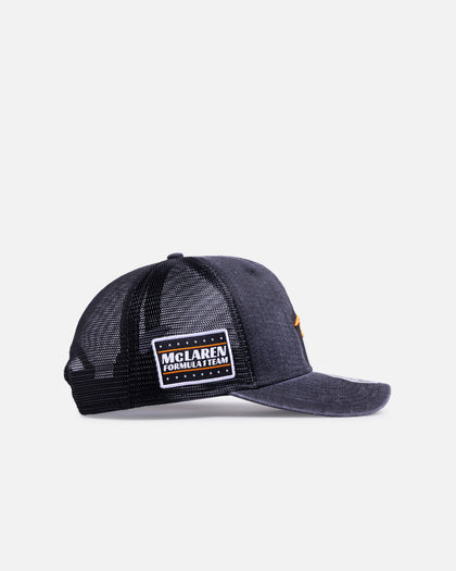 New Era X Mclaren 'Washed' 9FIFTY Trucker Snapback Black