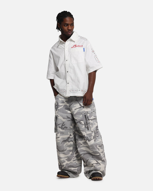 Loiter Western Button Up Shirt Cream