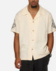 XXIII Fleur Linen Button Up Shirt Off White