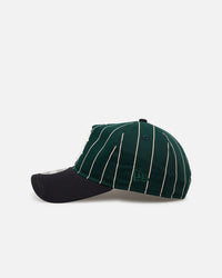 New Era Boston Red Sox 'Pinstripe' 9FORTY A-Frame Snapback Dark Green
