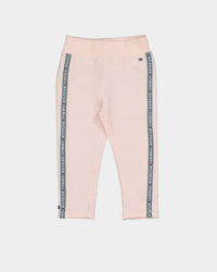 Tommy Hilfiger Kids' Baby Tape Crewneck Set Pink