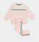 Tommy Hilfiger Kids' Baby Tape Crewneck Set Pink