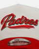 New Era San Diego Padres 'Strawberry' 9FORTY A-Frame Snapback Chrome/Red