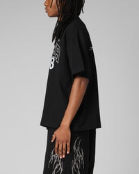Loiter Drop Out Vintage T-Shirt Black