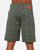 Carre Avenue Jorts Green Plaid