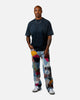 MNML V647 Baggy Patchwork Denim Jeans Blue Multi