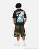 The Pokémon Collection By 73Studio Snorlax T-Shirt Black Acidwash