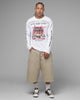 Loiter Body Shop Thermal Long Sleeve T-Shirt Off White