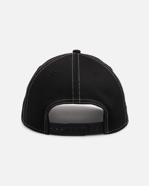 New Era New York Yankees 'Rope Script' 9FORTY A-Frame Snapback Black/White