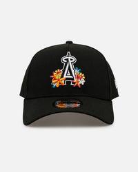 New Era Los Angeles Angels 'Summer Flowers' 9FORTY A-Frame Snapback Black