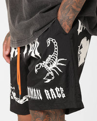 Loiter Sketch Book Walk Shorts Black
