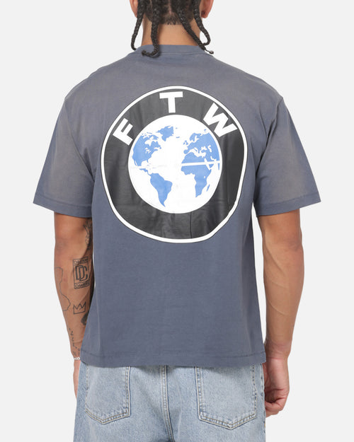 Market F The World T-Shirt Indigo Blue