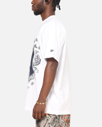 New Era New York Yankees Paisley Oversized T-Shirt White