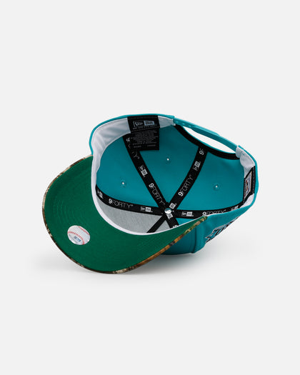 New Era Florida Marlins 'Realtree Visor' 9FORTY A-Frame Snapback Official Team Color
