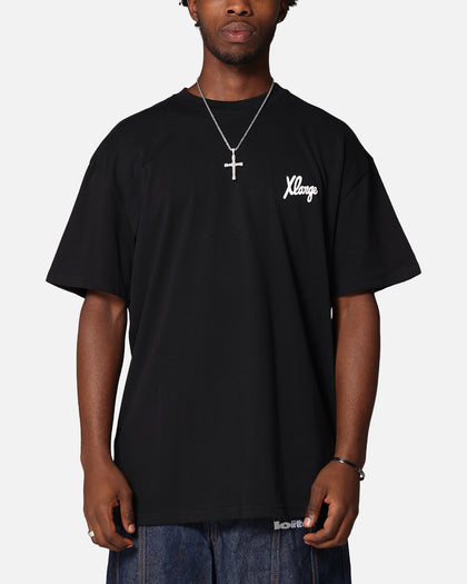 X-Large Folded Crown T-Shirt Solid Black