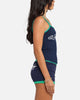 Ed Hardy Women's Logo Camo Singlet Navy/Green