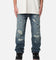 MNML V567 Baggy Destroyed Denim Jeans Blue