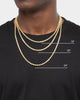 House Of Auric Rope 4mm 24" Chain 18k Gold Vermeil