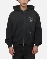 Represent Private Members Hoodie Stained Black