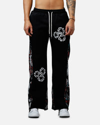 Soul By Ame Flower Pants Black