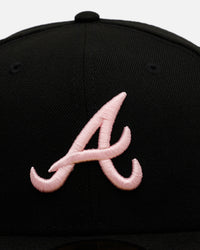 New Era Atlanta Braves 'Black And Pink' 59FIFTY Fitted Black/Pink