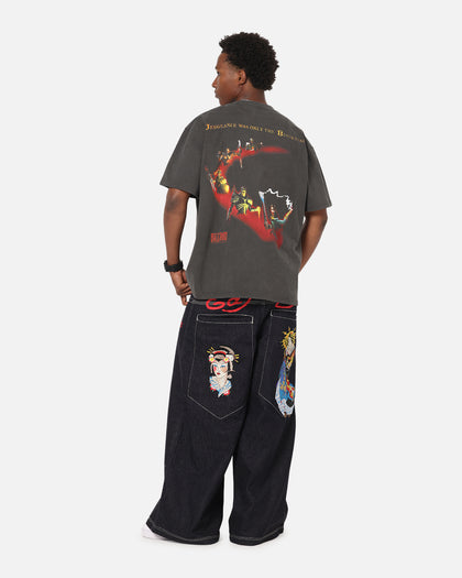73Studio X Diablo Halloween Heroes Are Born Heavyweight T-Shirt Black Wash