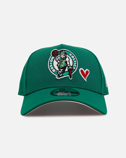 New Era Boston Celtics 'Team Color Hearts' 9FORTY A-Frame Snapback Official Team Color