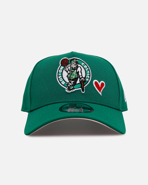 New Era Boston Celtics 'Team Color Hearts' 9FORTY A-Frame Snapback Official Team Color