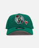 New Era Boston Celtics 'Team Color Hearts' 9FORTY A-Frame Snapback Official Team Color