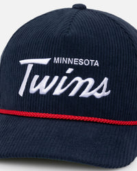 47 Brand Minnesota Twins 'MLB Opening Day' Corduroy Crossrope Hitch Snapback Navy