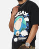 The Pokémon Collection By 73Studio Snorlax T-Shirt Black Acidwash