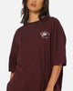 Nike Women's Sportswear Country Club Graphic Oversized T-Shirt Burgundy