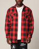 Saint Morta Icon Flannel Shirt Red/Black