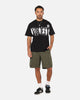 S Double People Stripe T-Shirt Black