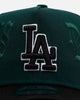 New Era Los Angeles Dodgers 'Gothic Script Two Tone' 9FORTY A-Frame Snapback Dark Green/Black