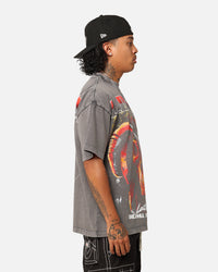 Loiter Digital Insanity Vintage T-Shirt Charcoal