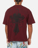 Ed Hardy Sacred Heart T-Shirt Burgundy