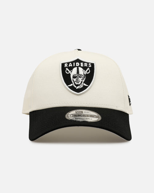 New Era Las Vegas Raiders 'Easy Chrome Black' 9FORTY A-Frame Snapback Chrome/Black