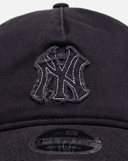 New Era New York Yankees 'Snow Washed Fray' 9FORTY A-Frame Unstructured Snapback Washed Navy