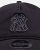 New Era New York Yankees 'Snow Washed Fray' 9FORTY A-Frame Unstructured Snapback Washed Navy